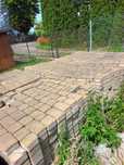 Kostka starobruk nostalit zółty 6 cm