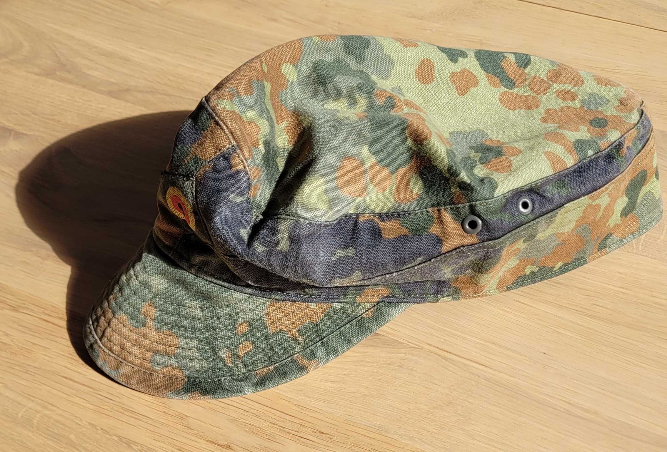 Czapka armii niemieckiej w kamuflażu Flecktarn - oryginalna