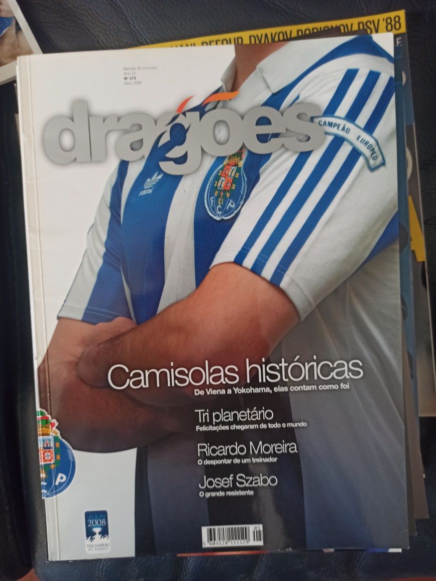 Revista dragões n° 272 Camisolas históricas