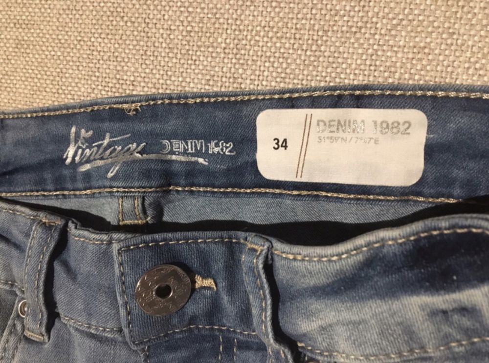 Spodnie spodenki szorty 158 164 jeansowe