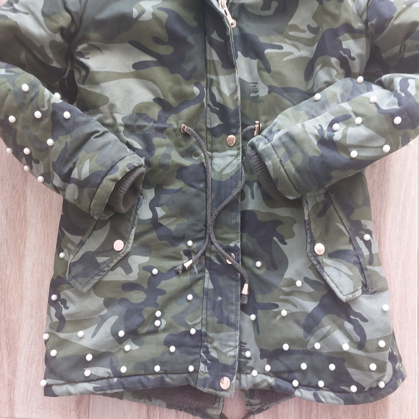 Kurtka zimowa parka rozmiar 158