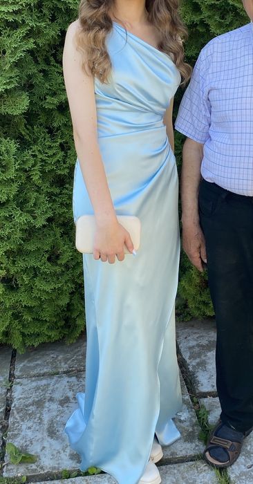 Сукня блакитна випускна