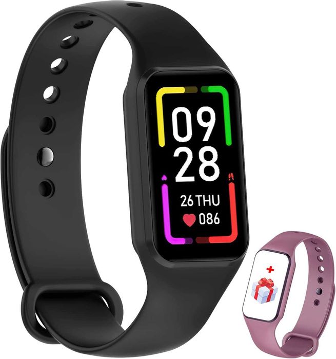 Iowodo R1 smartwatch opaska tętno sen pogoda stoper SpO2 wodoodporny