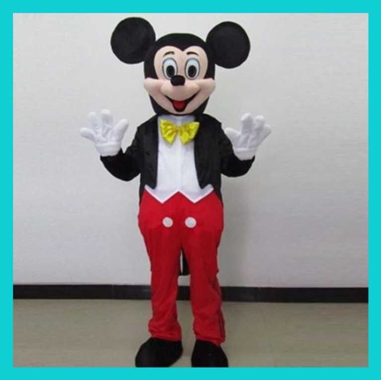 Aluguer de Mascotes: Panda, Mickey, Minnie e Super Mário. Insuflável