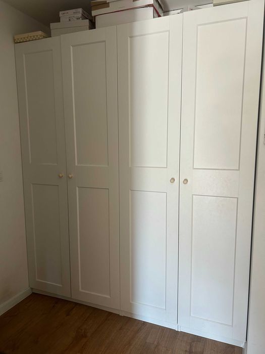 Szafa w stanie idealnym pax 200/60/235 z zestawem na buty i półką