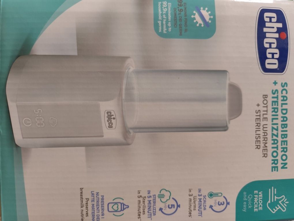 Aquecedor de biberões com Estrelizador chicco