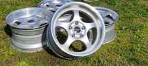 Borbet T 7,5 & 9x16" 5x114,3 JDM Honda Lexus Renault Kia Też 5x115 112