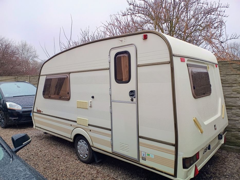 Przyczepa Elddis 2004 rok DMC 1100 zarejestrowana w Polsce