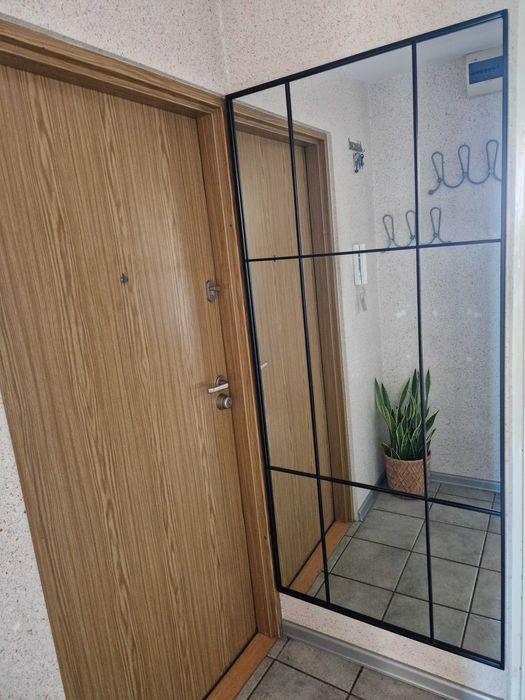 Duże Lustro JYSK STUDSTRUP 80x180 cm czarne w stylu LOFT. Bardzo dobre