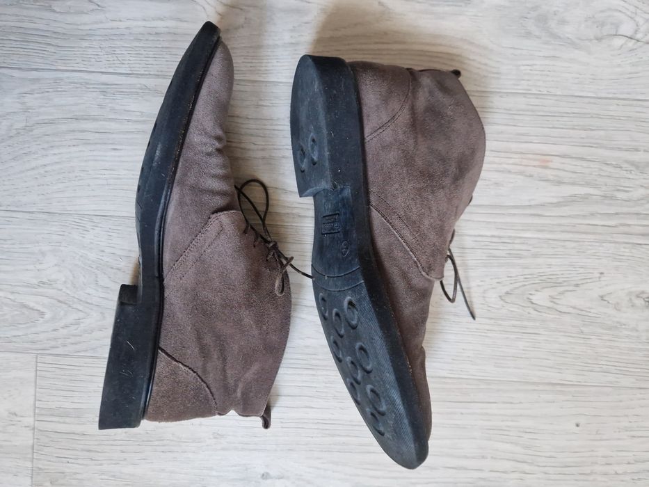 Туфли замшевые, ботинки мужские р.42