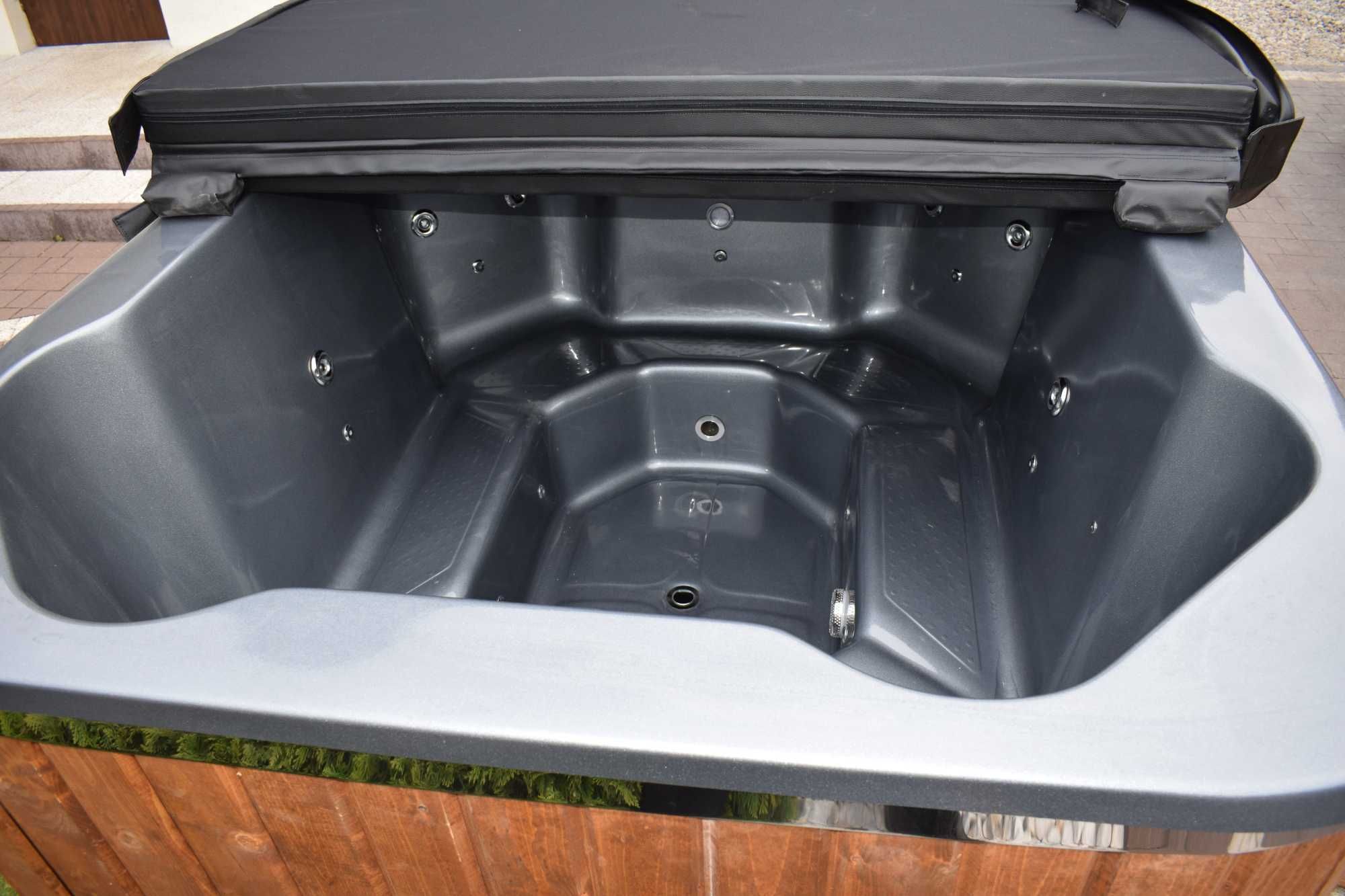 Balia ogrodowa jacuzzi prostokątna Hydro + Aero 205x175