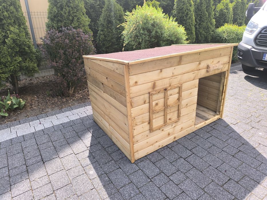 PROMOCJA Wyprzedaż Ocieplana buda XXL z przedsionkiem solidna