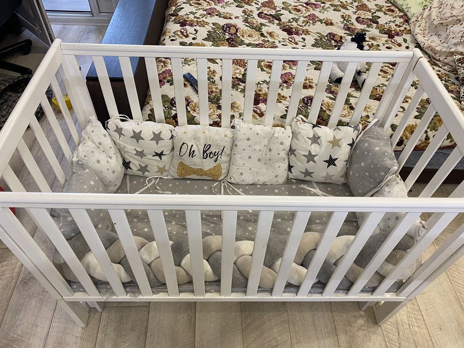 Дитяча кроватка Верес+комод з пеленальним столиком