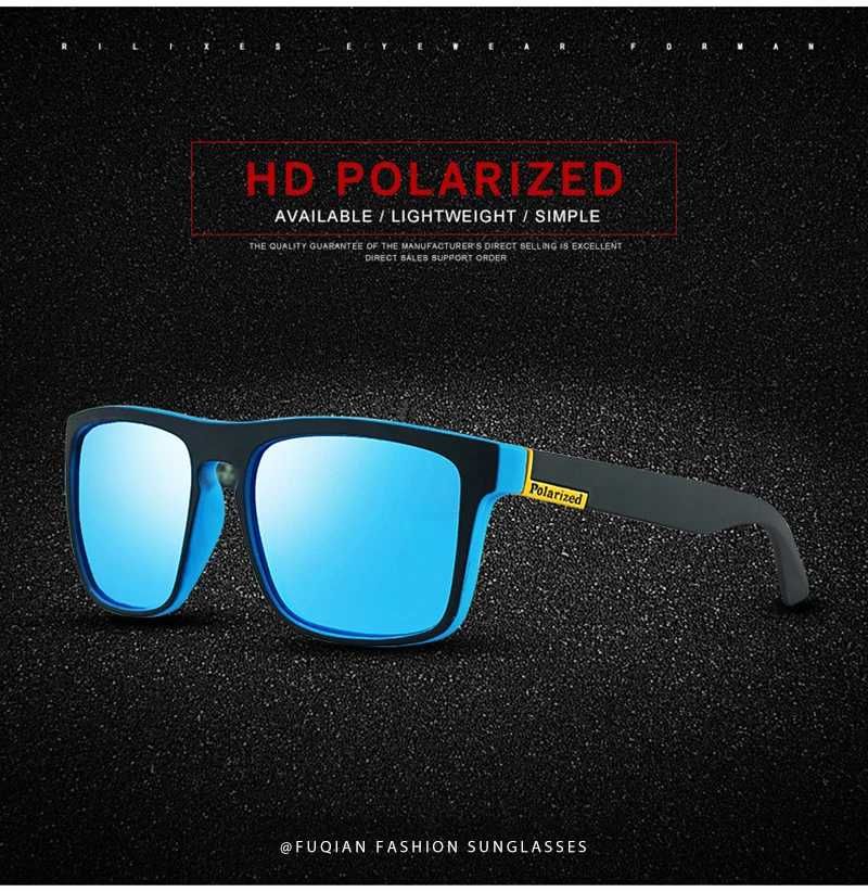 Stylowe polaryzacyjne okulary przeciwsłoneczne męskie sportowe Vintage