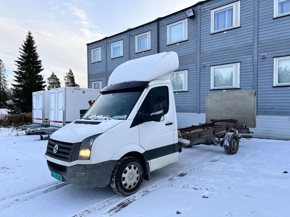 Volkswagen Crafter EURO 6 dluga rama autolaweta kontener