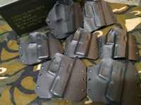 Kabury kydex CZ P10C, P10SC, P10F, Glock 17 BERETTA APX, ładownice.