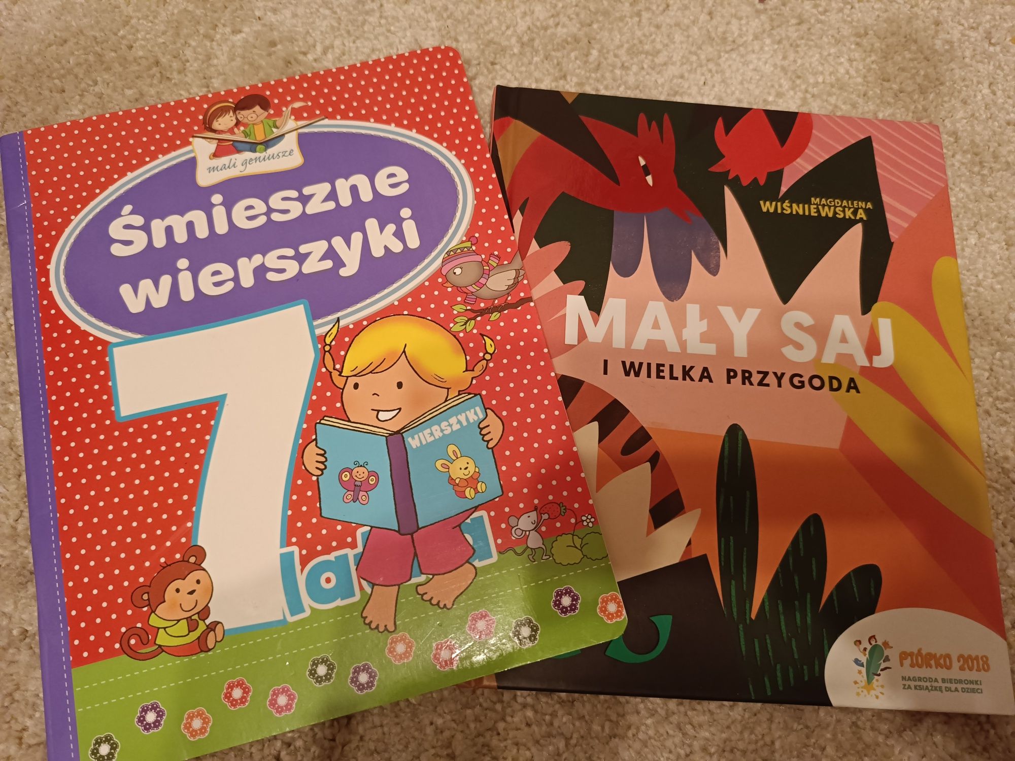 Mały Saj i wielka przygoda Śmieszne wierszyki 7 latka dwie sztuki