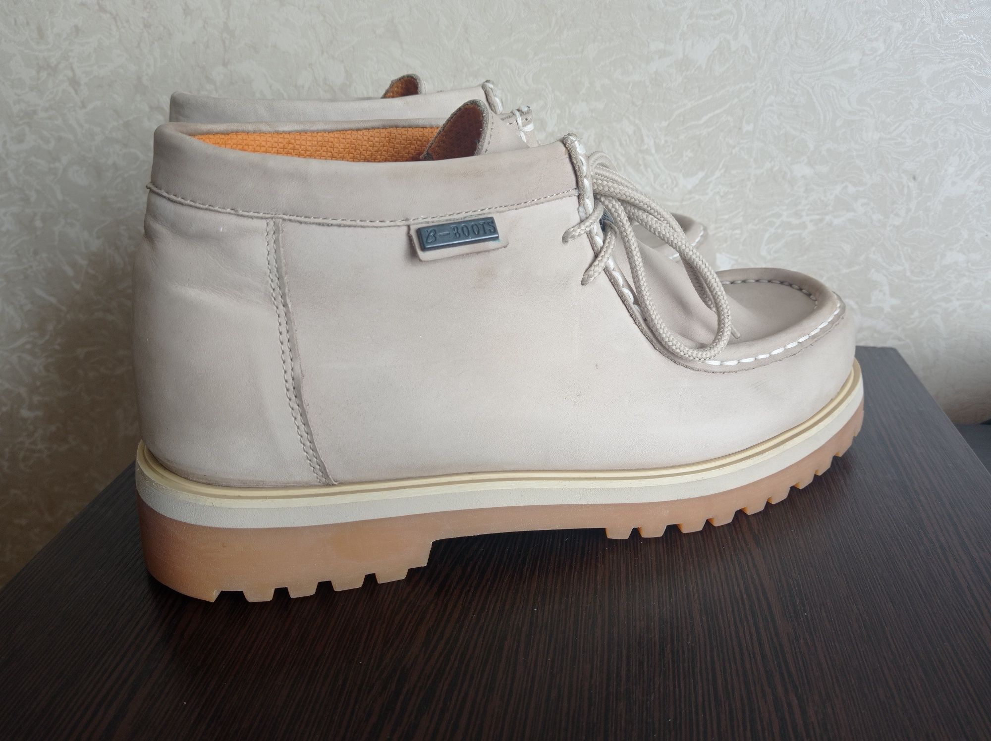 Брендовые натуральные мужские ботинки B-Boots. Buffalino.Оригинал