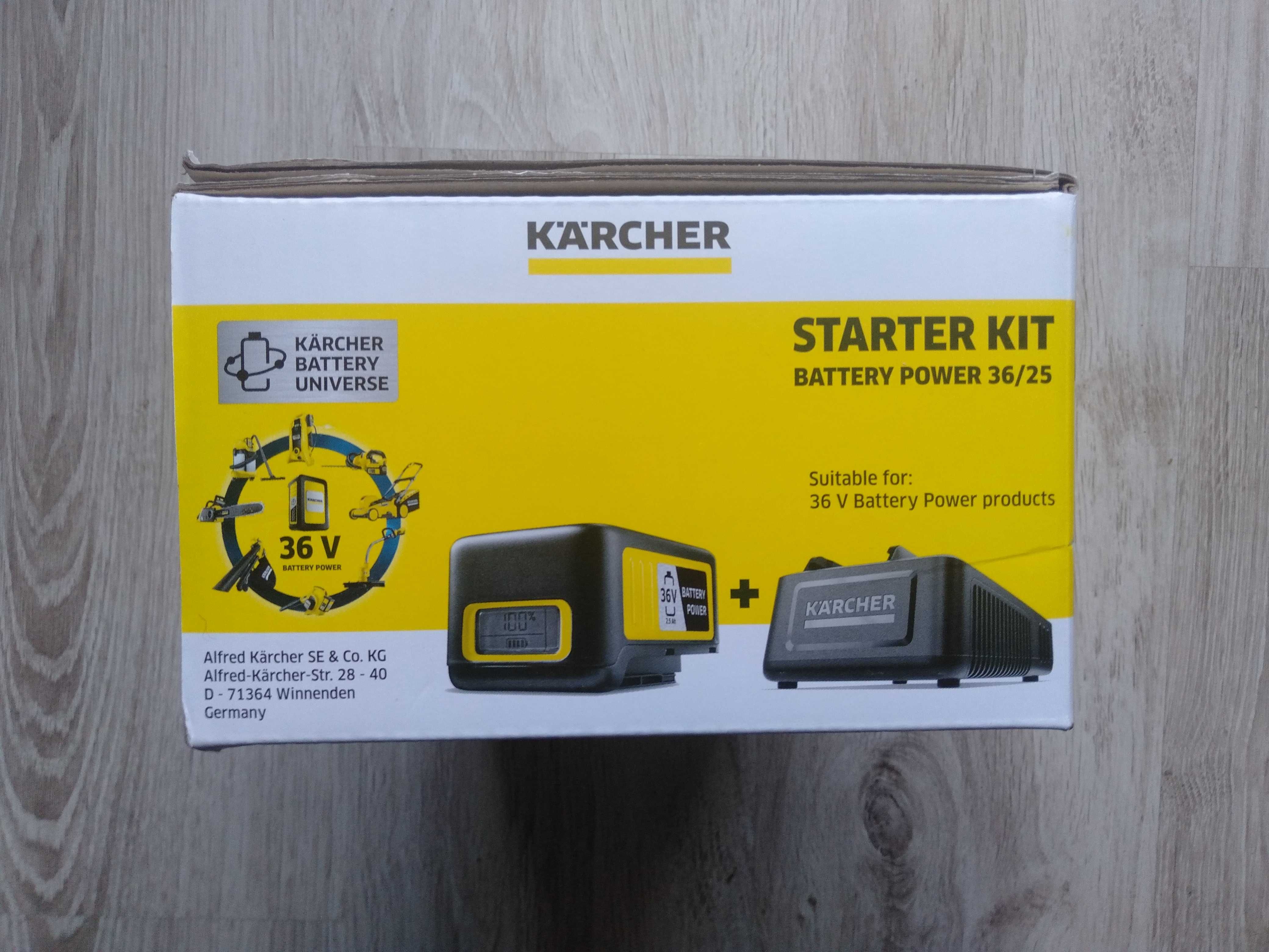 NOWA Podkaszarka Karcher LTR 36-33 z akumlatorem 2,5Ah i ładowarką 36V
