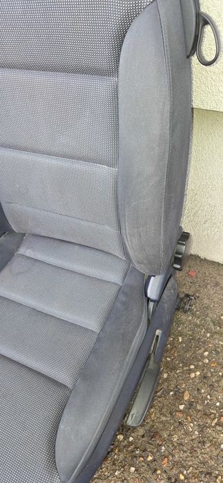 Fotele kanapa Audi A3 8L 3D granatowe kpl