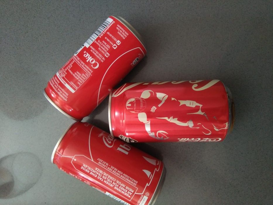 Latas Coca Cola - Importadas