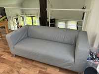 Sofa Klippan Ikea jasnoszara