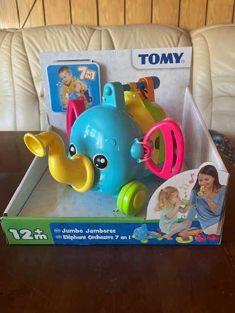 Słonik Orkiestra 7w1 instrumenty muzyczne dla dzieci 12m+ TOMY