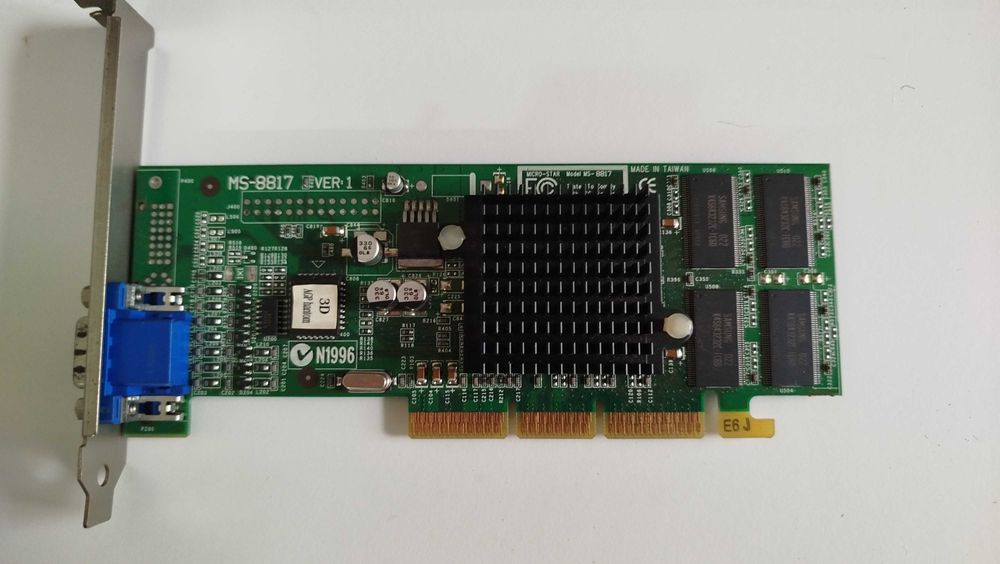 Placa Gráfica AGP MSI Geforce II MX 32MB (Vintage)