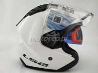 WYPRZEDAŻ Kask Otwarty Blenda LS2 OF600 COPTER 2 Biały Połysk