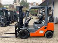 Wózek widłowy Toyota 02-8FGF25, 2,5t, LPG, 2018r, Triplex 4,7m, UDT