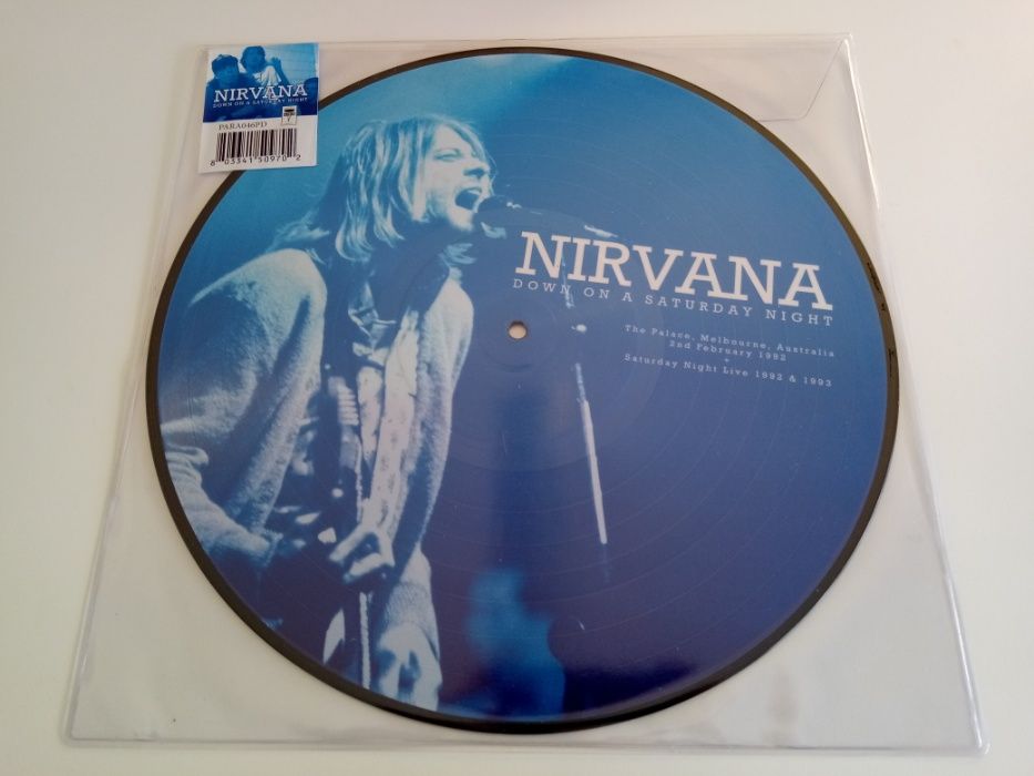 Disco Vinil Nirvana Live Down On Saturday Night Novo