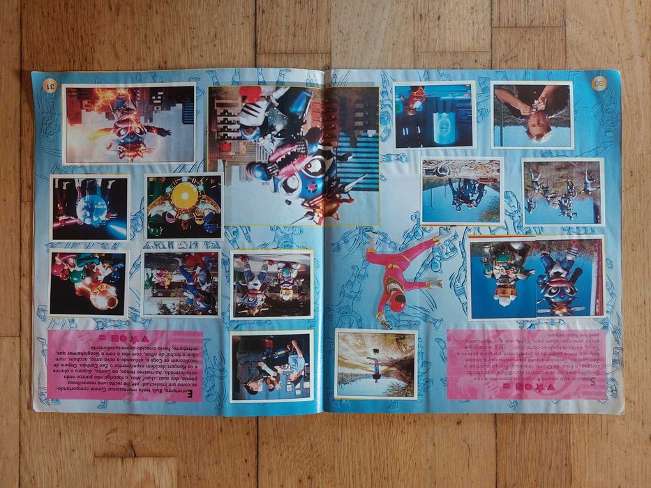 Caderneta de cromos "Power Rangers Zeo" - Completa