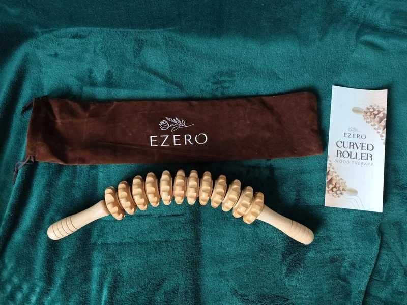 Ezero Drewniany Masażer Antycellulitowy z Buku – Soft Touch