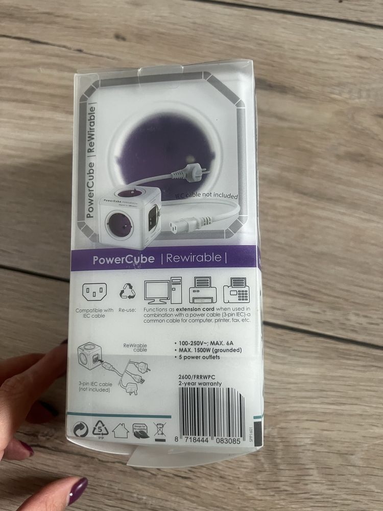 Rozgałęźnik PowerCube ReWirable USB + Wtyczki