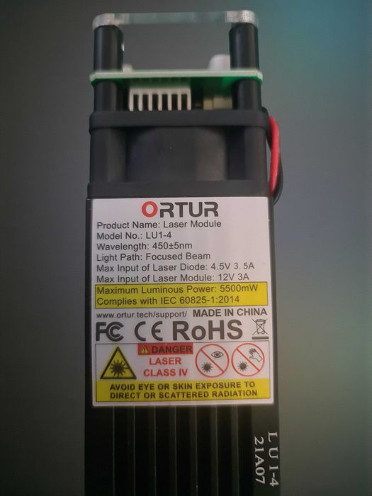 Modulo Laser Ortur LU1-4