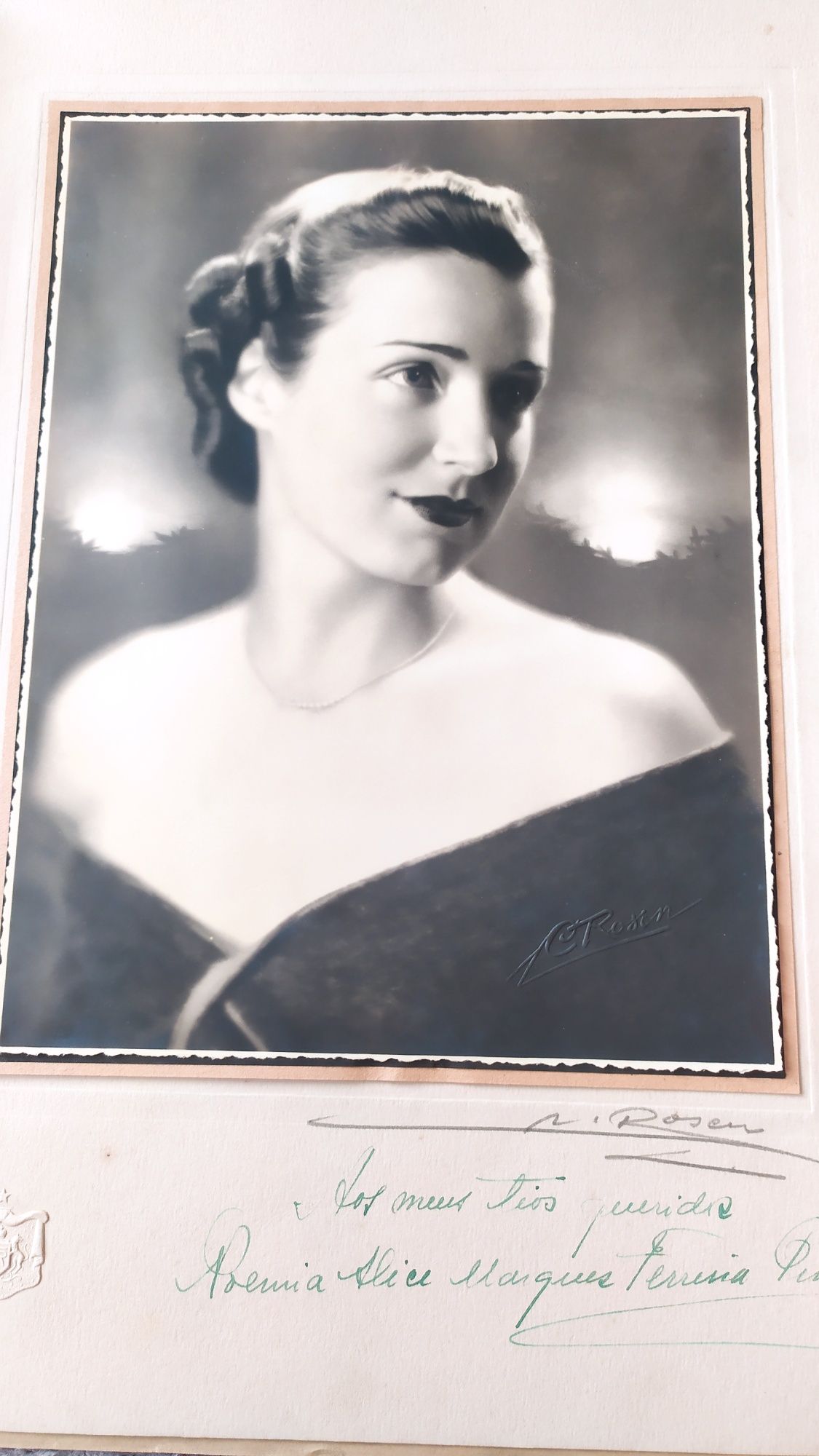 Retrato senhora antiga anos 30