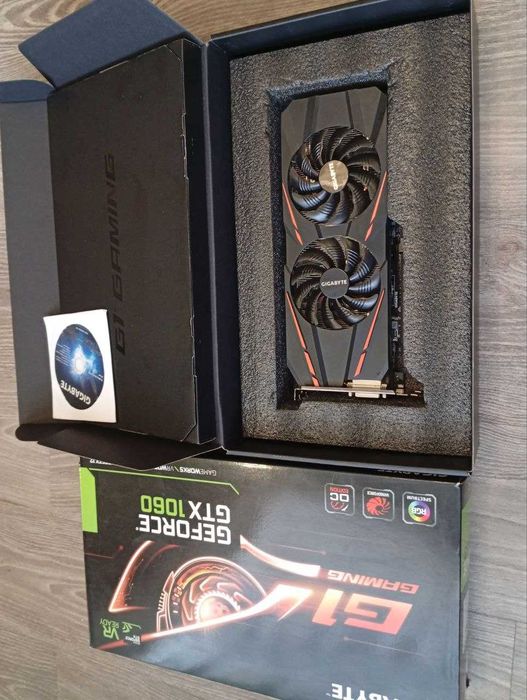 Відеокарта Gigabyte GeForce GTX 1060 G1 Gaming 6GB GDDR5 (192bit).