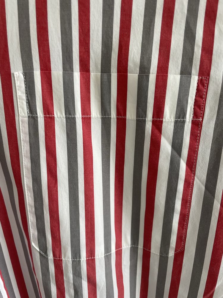 Camisa ás riscas Zegna Sport