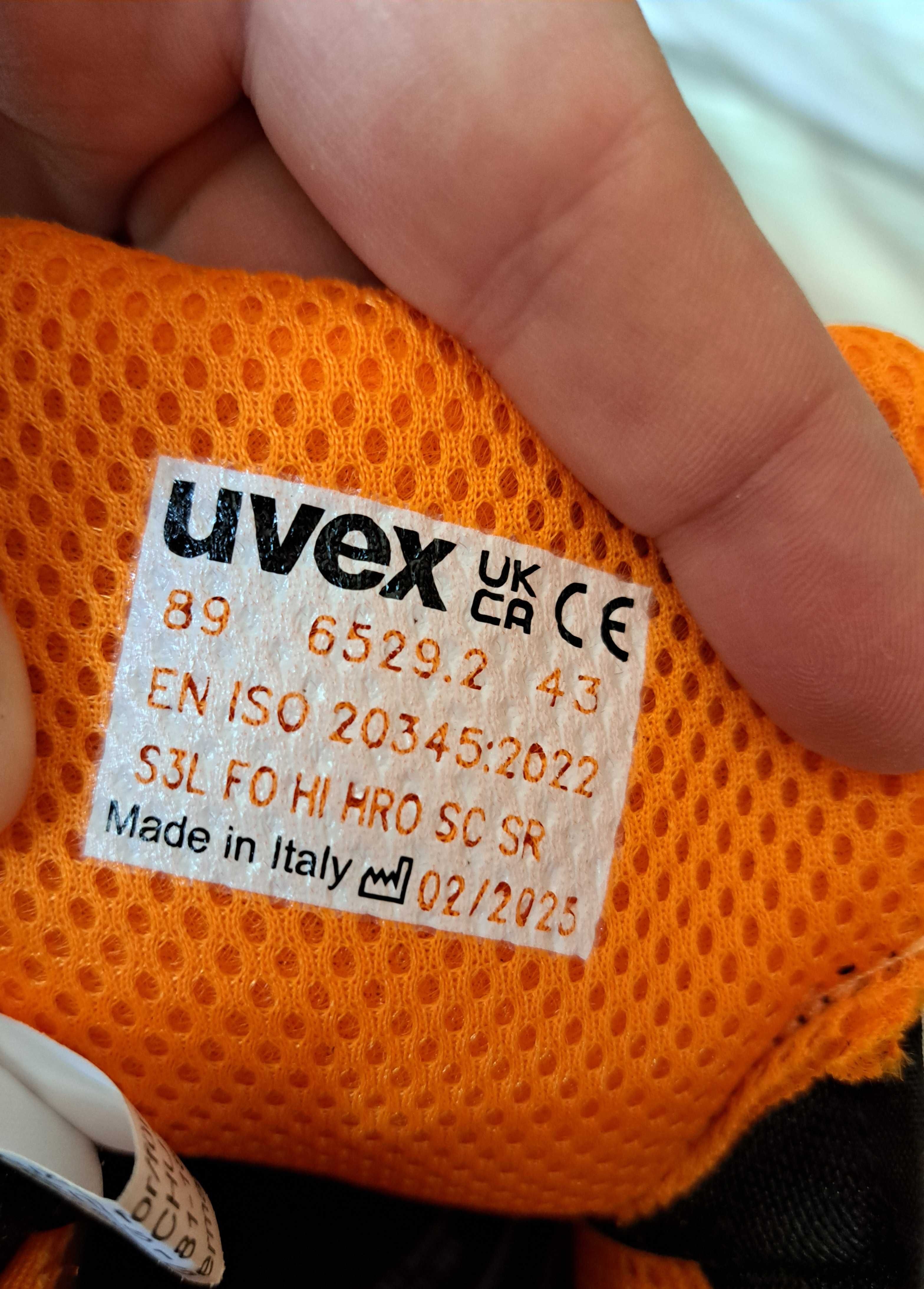 UVEX 2 MACSOLE S3L nowe R.43 buty ochronne.