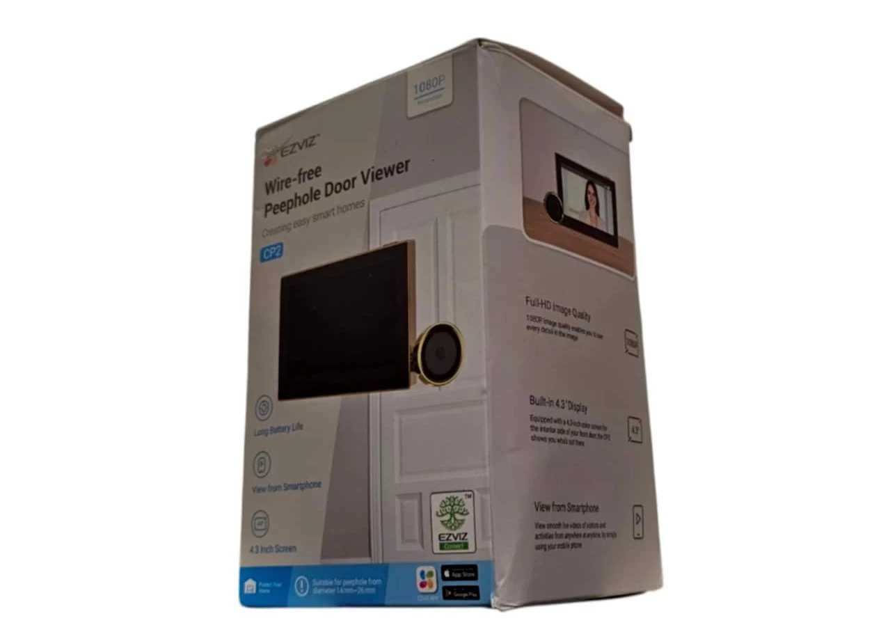 Wizjer elektroniczny wifi EZVIZ CP2 kamera ekran LCD 4,3" FULLHD
