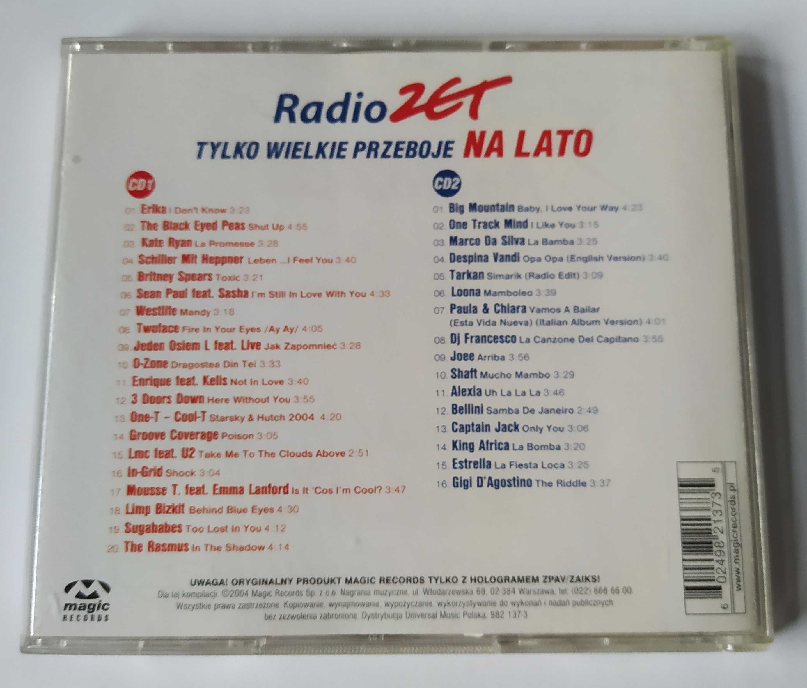 Radio ZET Tylko Wielkie Przeboje Na Lato 2 CD