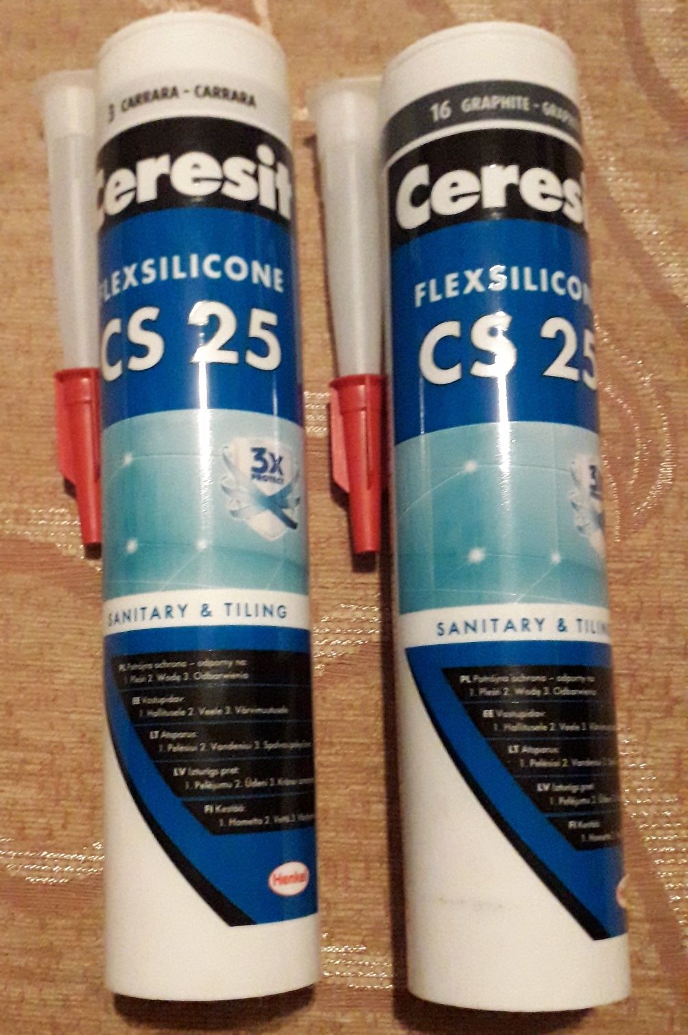 Dwa nowe silikon sanitarny Ceresnit CS 25 280ml