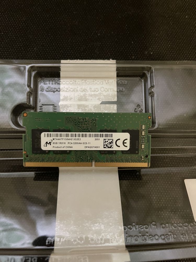 Опиратива для ноутбуку Micron SODIMM DDR4 8Gb 3200MHz