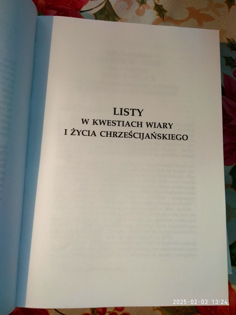 Wybór Listów Ojca Świętego Jana Pawła II