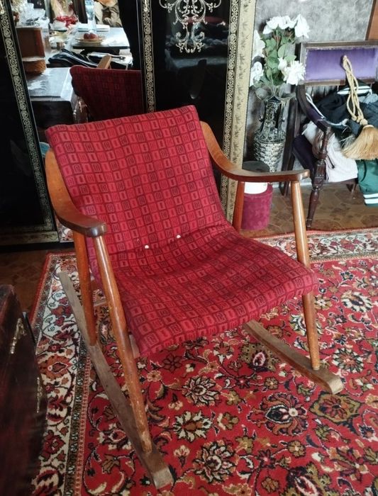 Кресло качалка винтажное