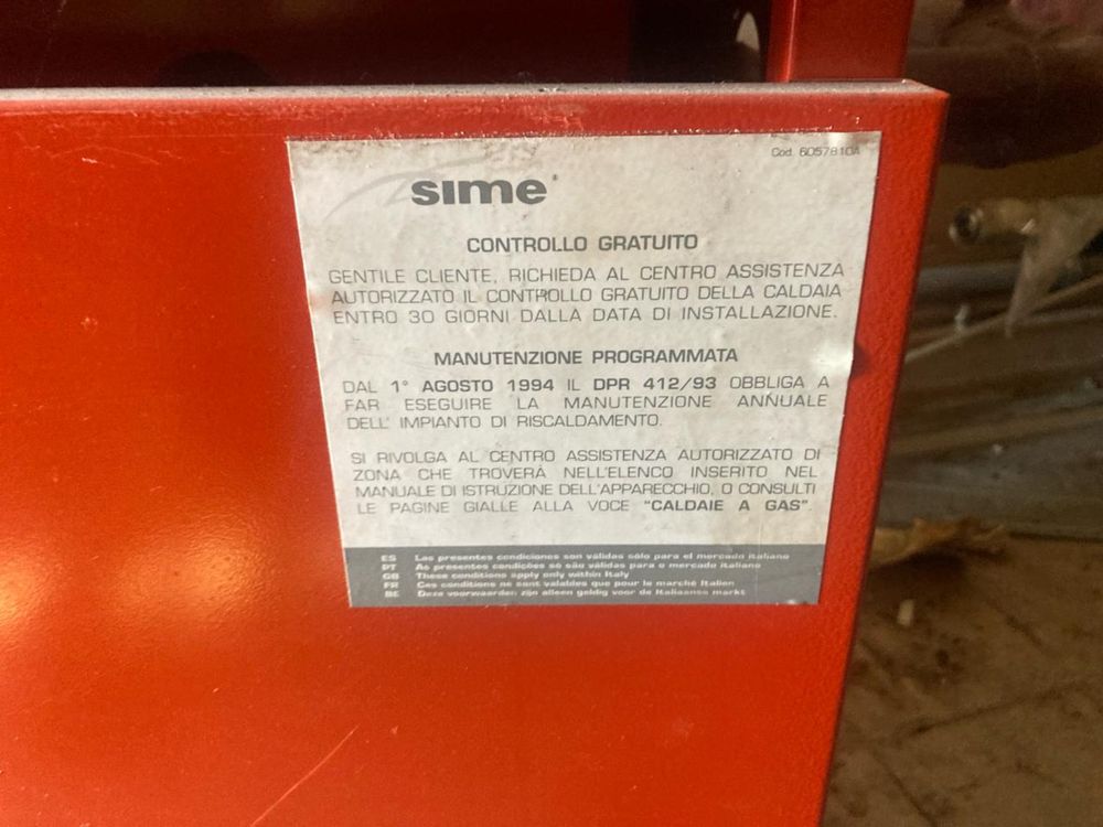 Котел газовый Sime RMG 100 MK.II