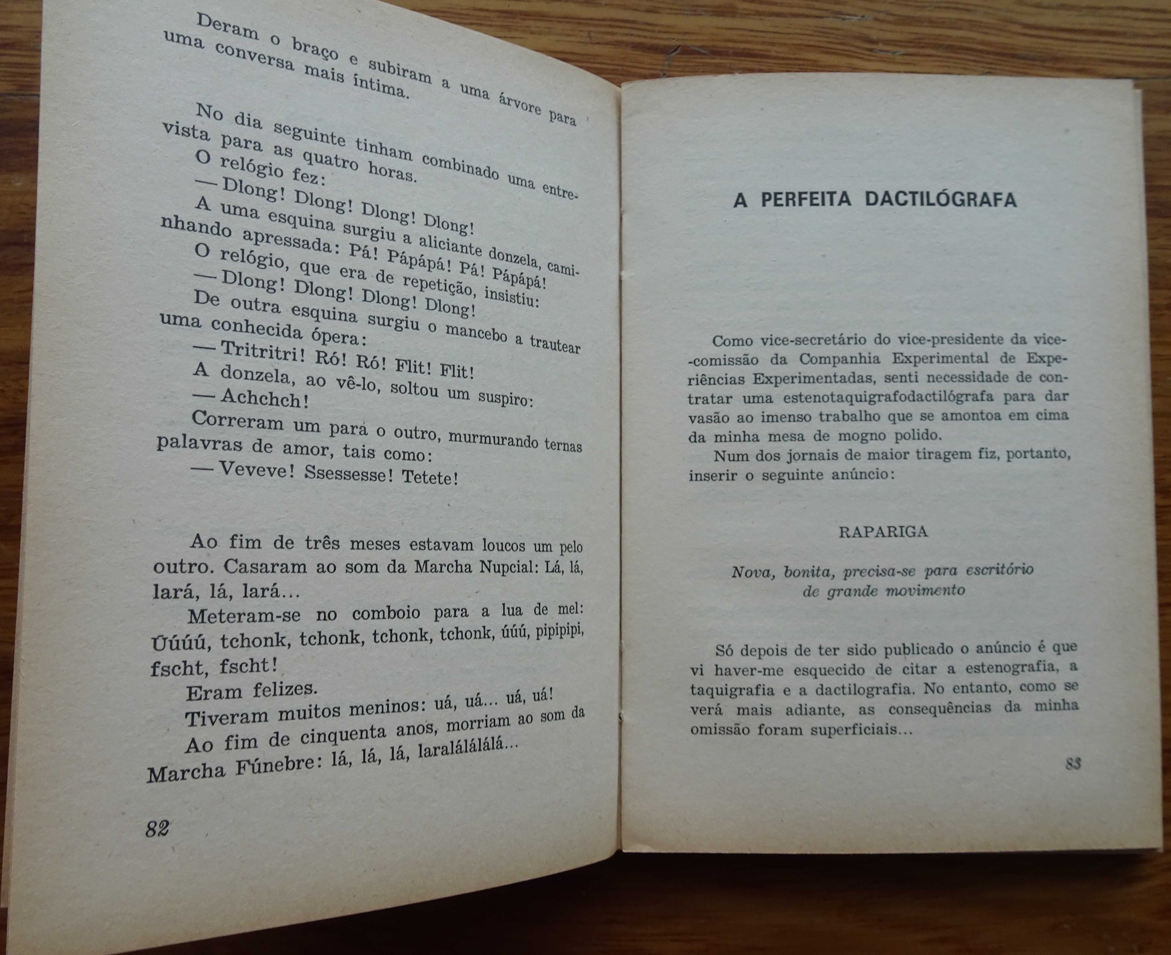 Adão Eva e A Outra (Prosas Pouco Sérias) de Mário D´Eça 1ª Edição 1969