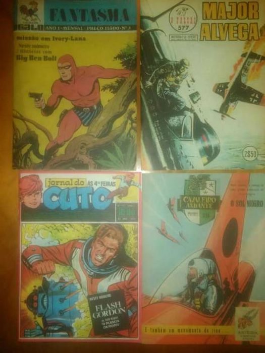 Conjunto de revistas antigas BD