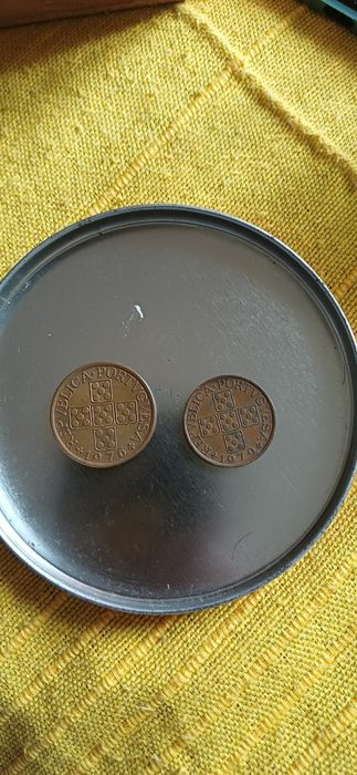 Moedas antigas coleção