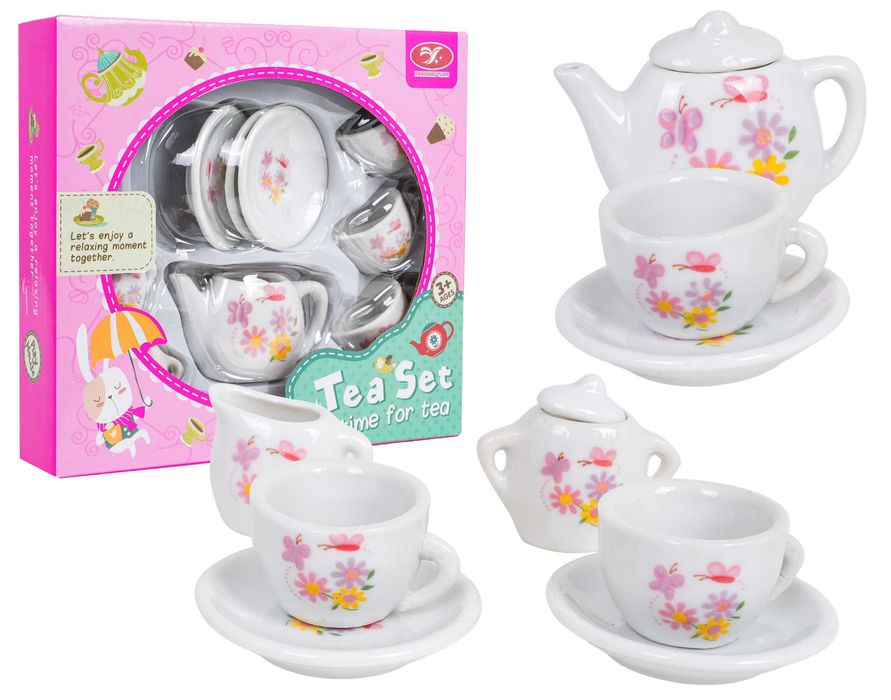 Ceramiczny Zestaw do Herbaty Kwiatki ZDZ.868-D2